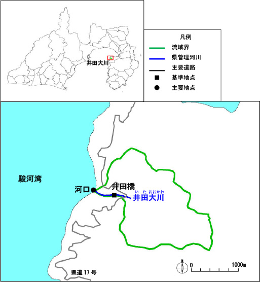 井田大川水系図