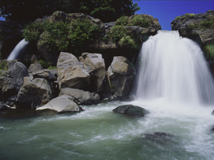 鮎壺の滝（あゆつぼのたき）の写真