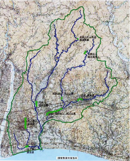 太田川流域概念図の画像