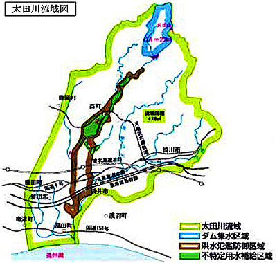 太田川流域図の画像