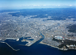 瀬戸川航空写真
