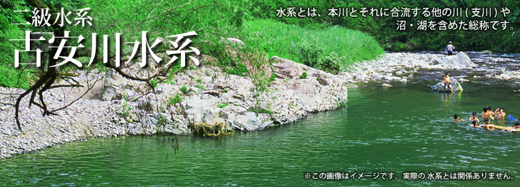 古安川水系のホームページです