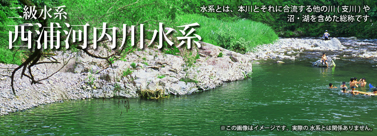 西浦河内川水系のホームページです