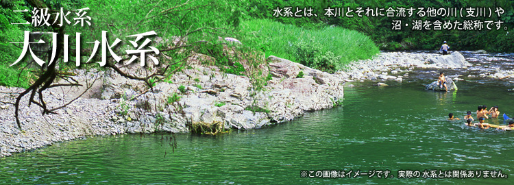 大川水系のホームページです