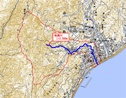 和瀬川流域概要図の画像